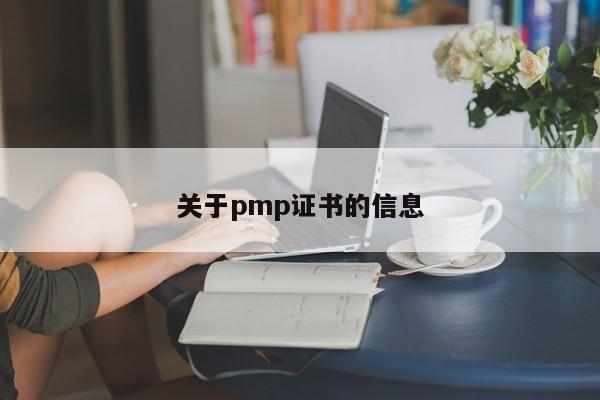 关于pmp证书的信息