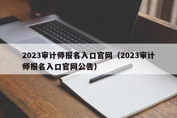 2023审计师报名入口官网（2023审计师报名入口官网公告）